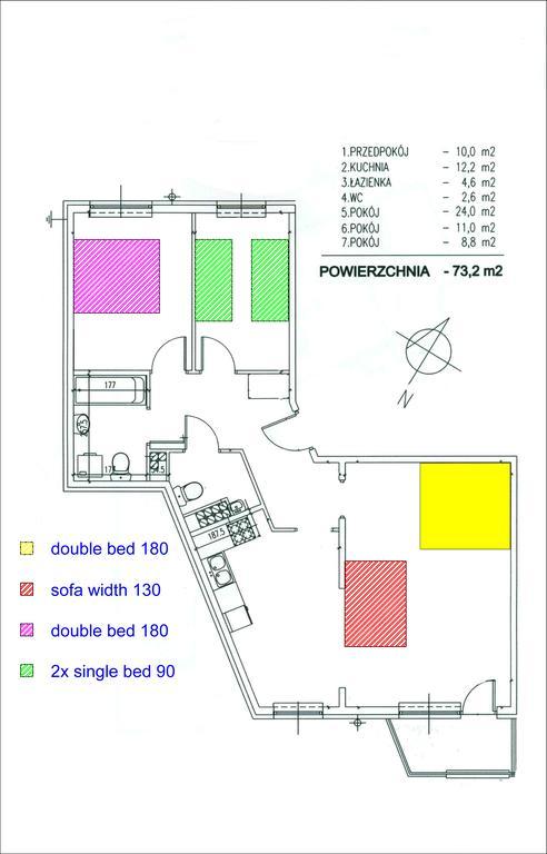 Magnetic Apartment Mehoffera Warszawa Eksteriør billede
